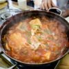 Korean Army Base Stew with Spam and Ramen