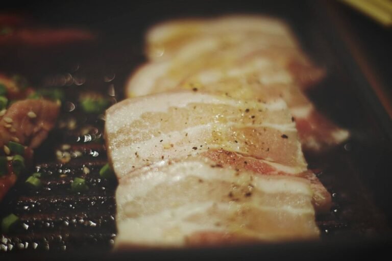 Korean Grilled Pork Belly with Ssamjang and Lettuce Wraps