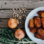 Kumara and Spinach Fritters with Feta