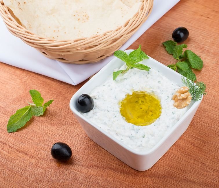 Labneh with Za’atar and Olive Oil