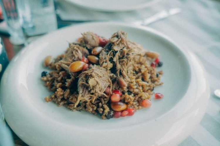 Lebanese Chicken and Rice with Vermicelli and Pine Nuts