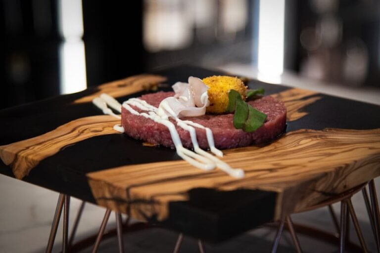 Lebanese Raw Lamb Tartare with Bulgur and Warm Spices