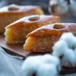 Lebanese Semolina Cake with Orange Blossom Syrup