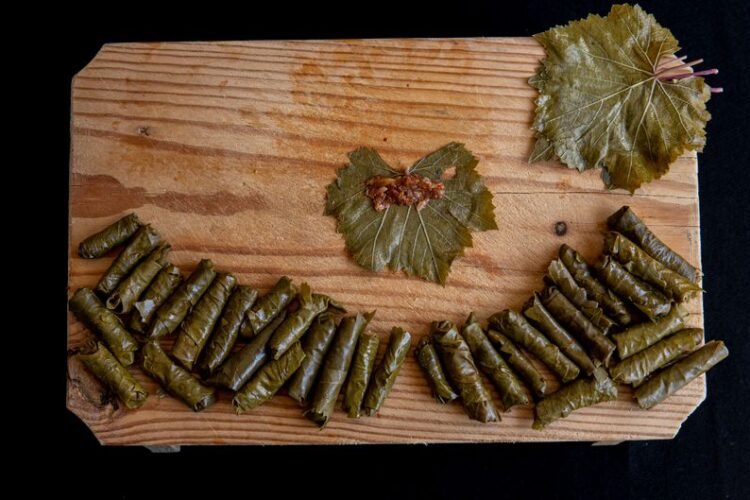 Lebanese Stuffed Grape Leaves