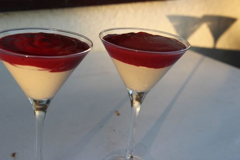 Limoncello Panna Cotta with Caramelized Almond Brittle
