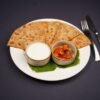 Maharashtrian Sweet Lentil-Stuffed Flatbread