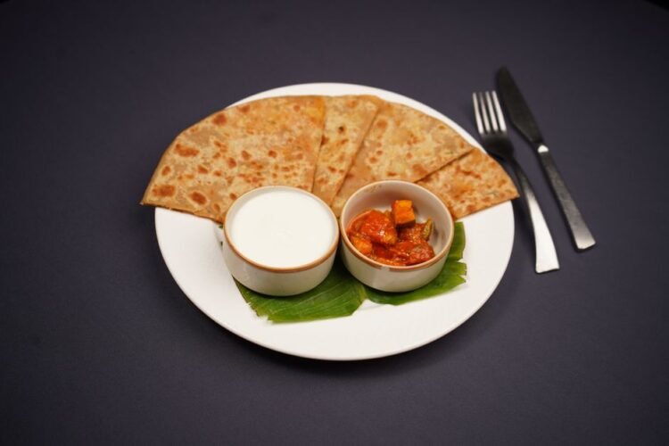 Maharashtrian Sweet Lentil-Stuffed Flatbread