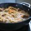 Mediterranean Chicken Orzotto with Sun-Dried Tomatoes, Spinach & Feta