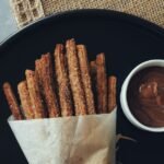 Mexican Churros with Warm Chocolate Dipping Sauce