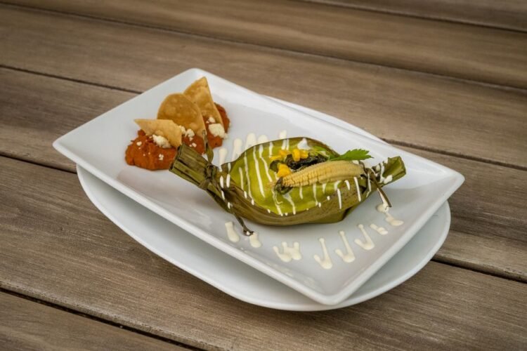 Mexican Roasted Poblano and Cheese Tamales
