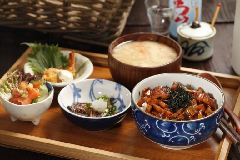Miso-Glazed Salmon Donburi with Crispy Rice and Yuzu Pickled Cabbage