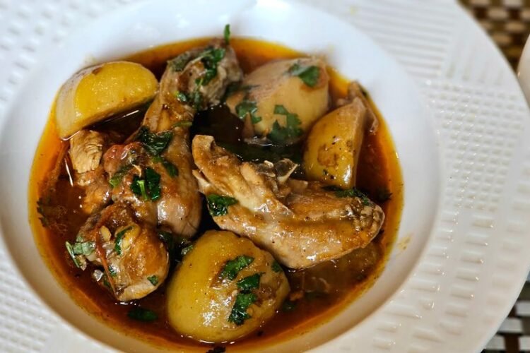 Moroccan Rfissa Chicken with Lentils