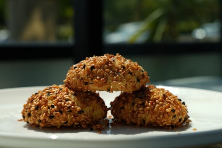 Moroccan Sesame Honey Rosette Cookies