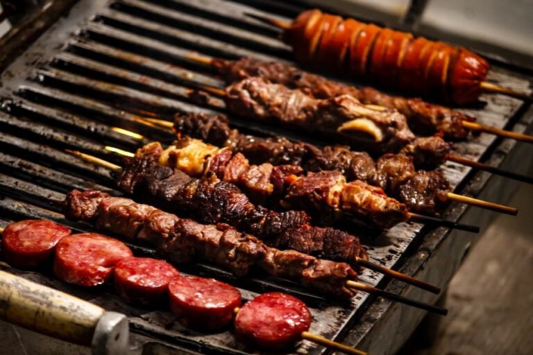 Moroccan Spiced Meat Skewers (Brochettes Kefta)