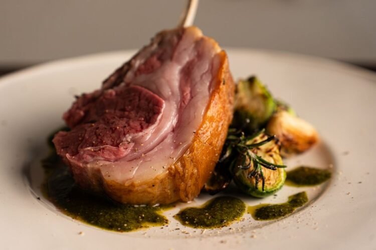 New Zealand Lamb Rack with Mint Jelly