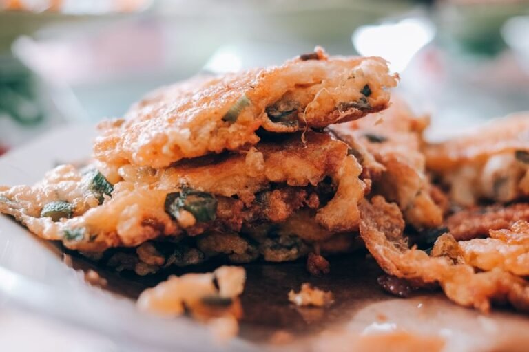 New Zealand Whitebait Fritters with Lemon and Parsley