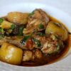 Nigerian Cow Foot in Spicy Palm Nut Sauce