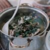 Nigerian Oha Leaf Soup with Assorted Meats
