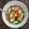 Northern Ghanaian Corn Dumpling with Smoked Fish and Beef Soup