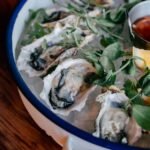 Pan-Seared Bluff Oysters with Garlic Herb Butter