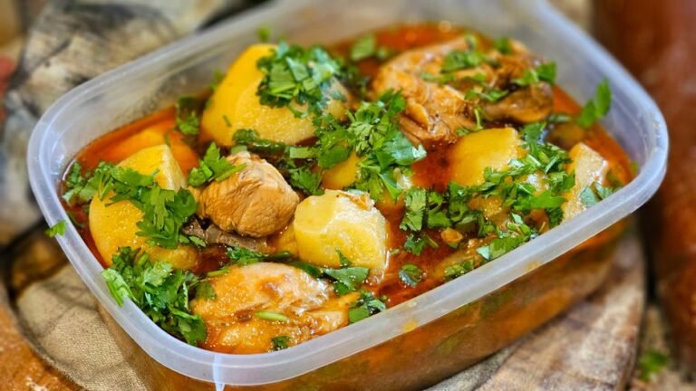 Peruvian Dried Potato and Pork Stew