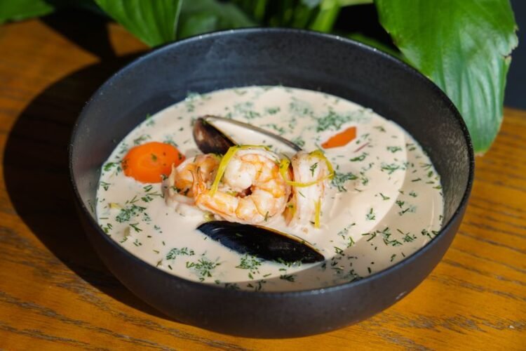 Peruvian Shrimp Chowder