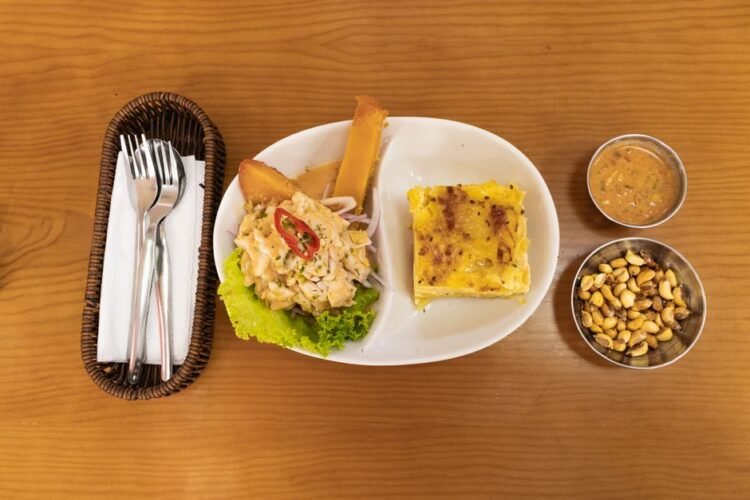 Peruvian Sole Tiradito with Creamy Yellow Chili Sauce