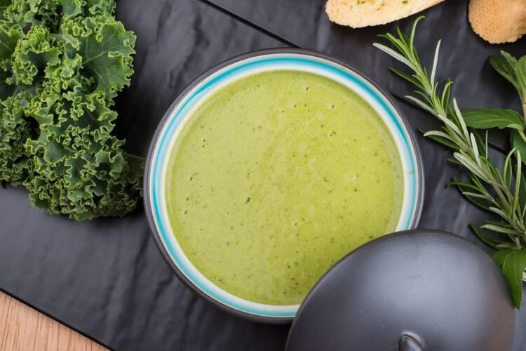 Portuguese Green Soup with Kale and Potatoes