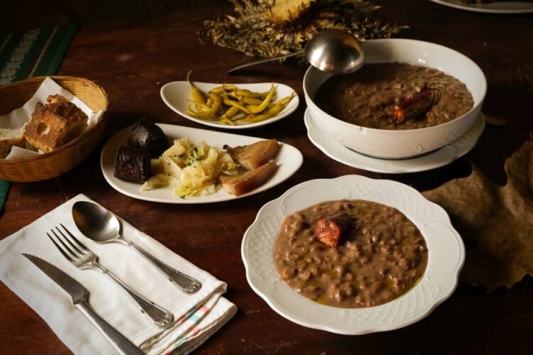 Portuguese Stone Soup with Sausage and Beans
