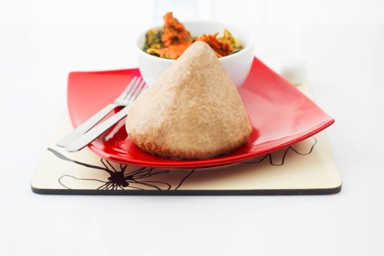Pounded Yam with Egusi Soup