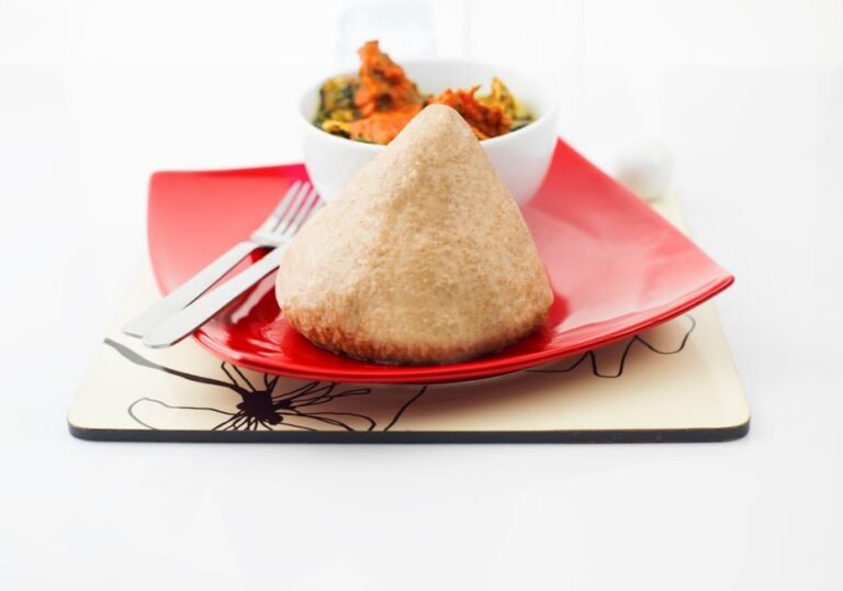 Pounded Yam with Egusi Soup
