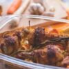 Provençal Lavender-Honey Roast Chicken with Garlic Confit