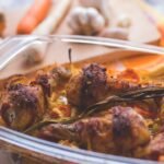 Provençal Lavender-Honey Roast Chicken with Garlic Confit