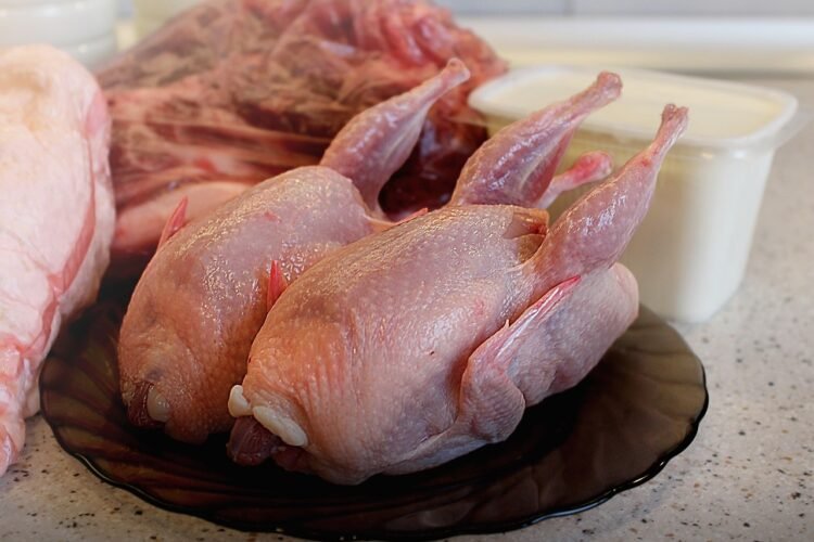 Quail meat