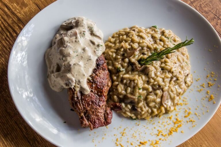 Risotto with Radicchio and Gorgonzola