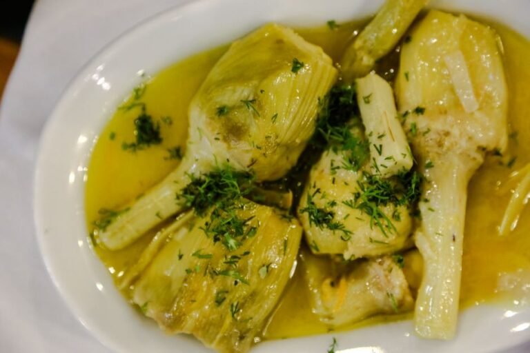 Roman-Style Braised Artichokes