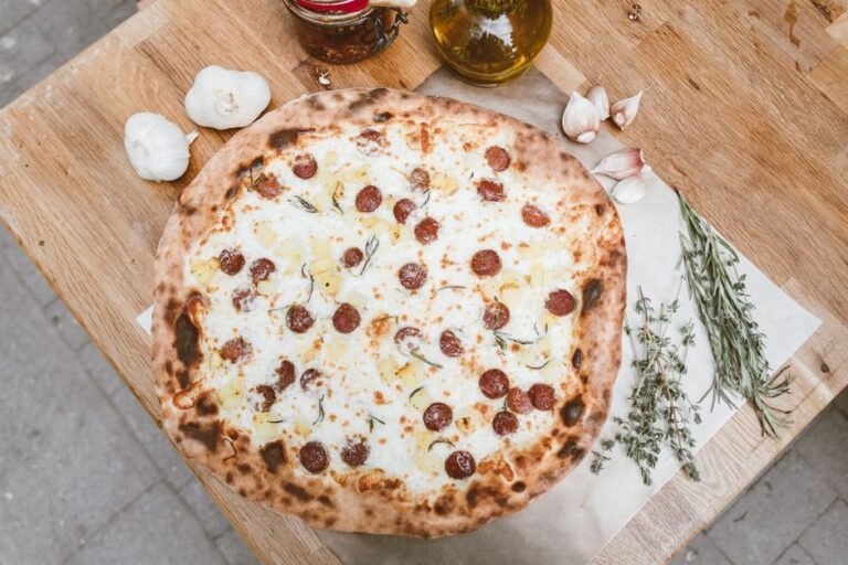 Roman-Style White Pizza with Olive Oil and Rosemary