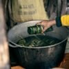 Rwandan Banana Leaf Steamed Cassava Cakes