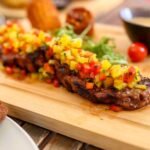 Rwandan-Style Grilled Beef with Tomato-Pepper Relish