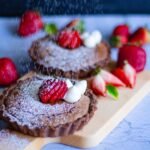 Salted Dark Chocolate Tahini Tart with Sesame Crust