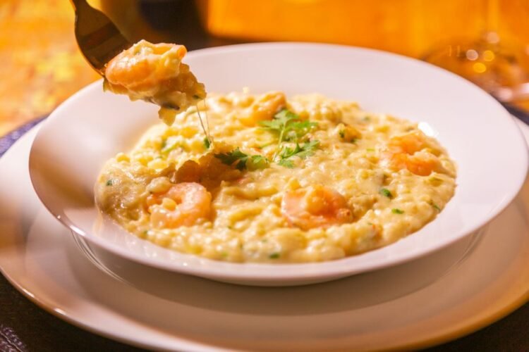 Shrimp and Asparagus Risotto