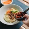 Sichuan Dan Dan Noodles with Sesame Sauce and Ground Pork