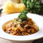 Slow-Simmered Beef and Pork Ragù with Fresh Tagliatelle