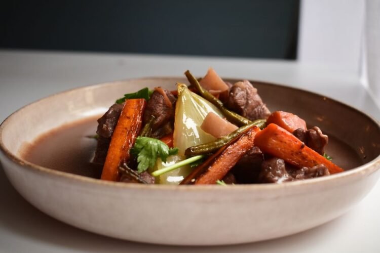 Slow-Simmered French Beef and Vegetable Stew