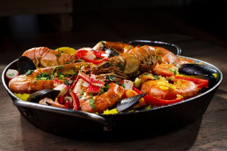 Spanish Fisherman's Seafood Rice with Garlic Aioli