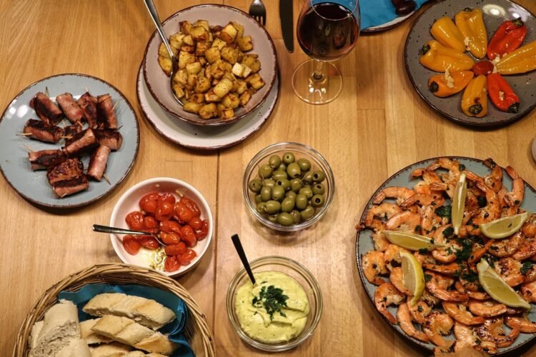 Spanish Garlic Shrimp Tapas