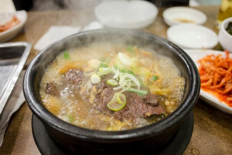 Spicy Korean Kimchi Stew with Pork and Tofu