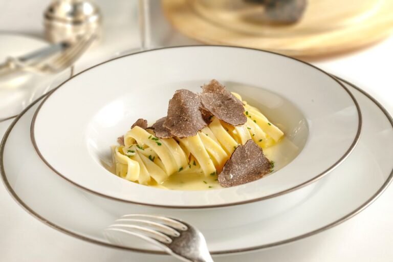 Tagliolini with Black Truffle Butter and Parmigiano-Reggiano