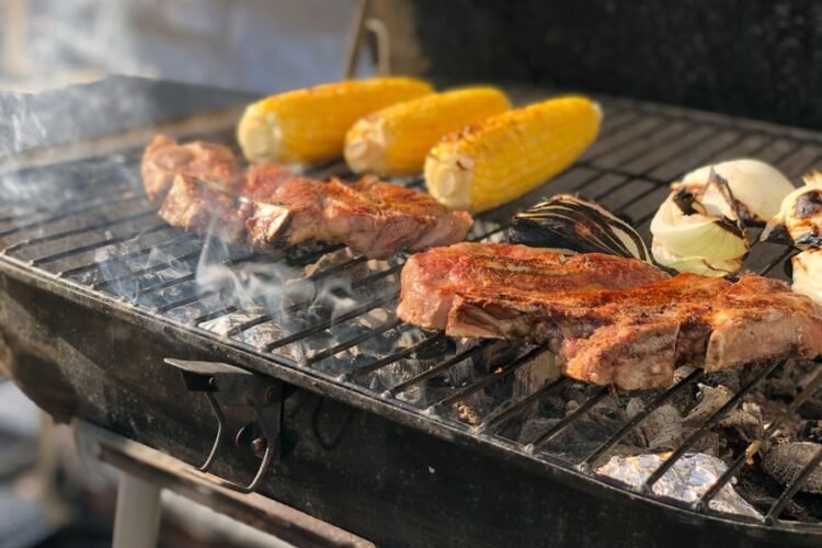 Tanzanian Char-Grilled Beef with Kachumbari Salad