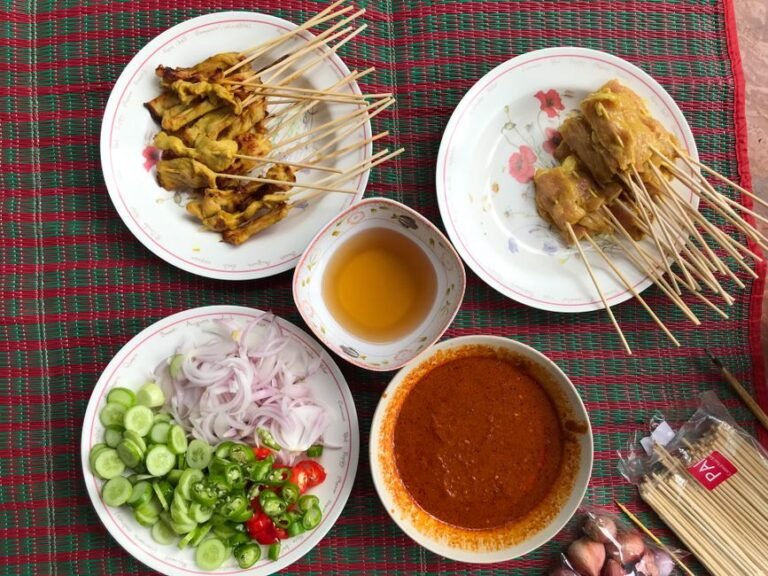 Thai Chicken Satay with Peanut Sauce